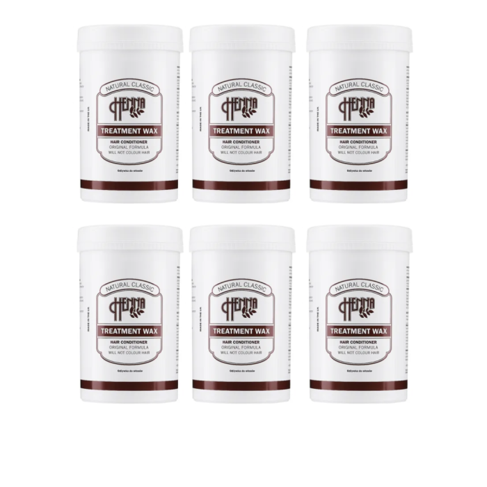 Natural Classic Henna Treatment Wax Hair Conditioner 480g - Pack of 6
