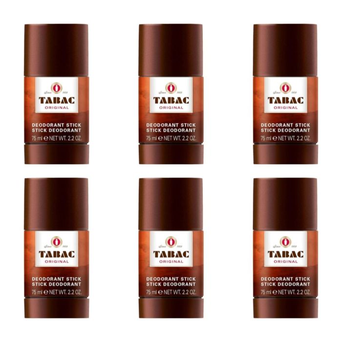 Tabac Original Deodorant Stick 75ml - Pack of 6