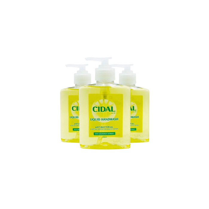 Cidal Antibacterial Liquid Handwash with Grapefruit Extract 250ml