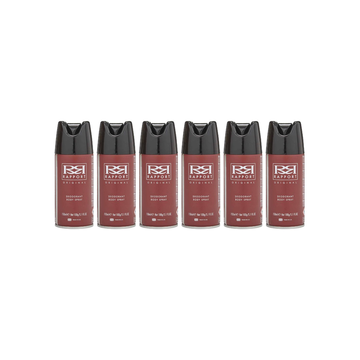 Rapport Original Body Spray 150ml - Pack of 6