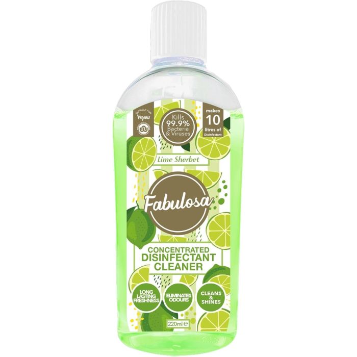 Fabulosa Concentrated Disinfectant Lime Sherbet 220ml