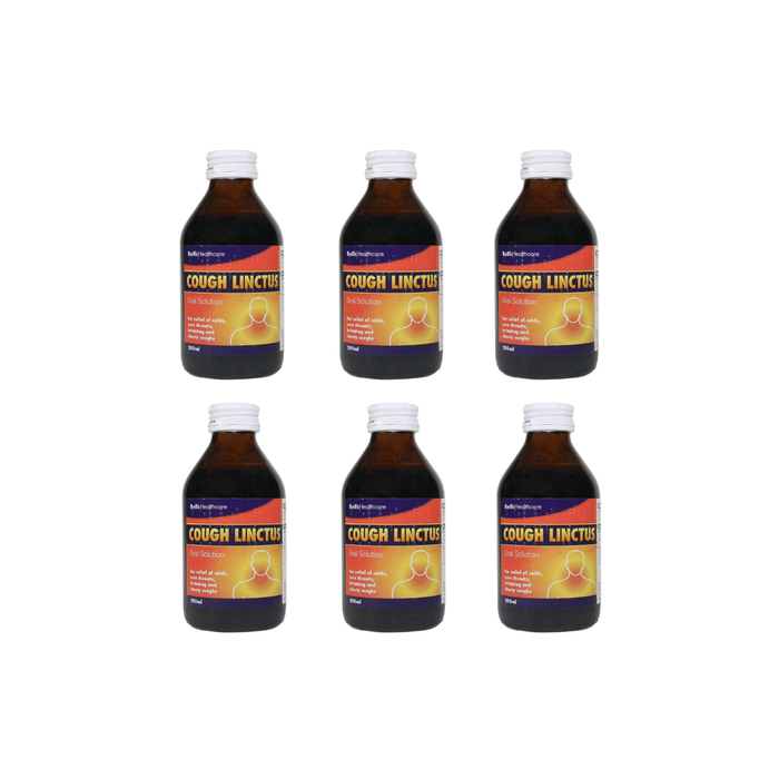 Bell's Healthcare Linctus Cough Syrup Oral Solution 200ml - Pack of 6