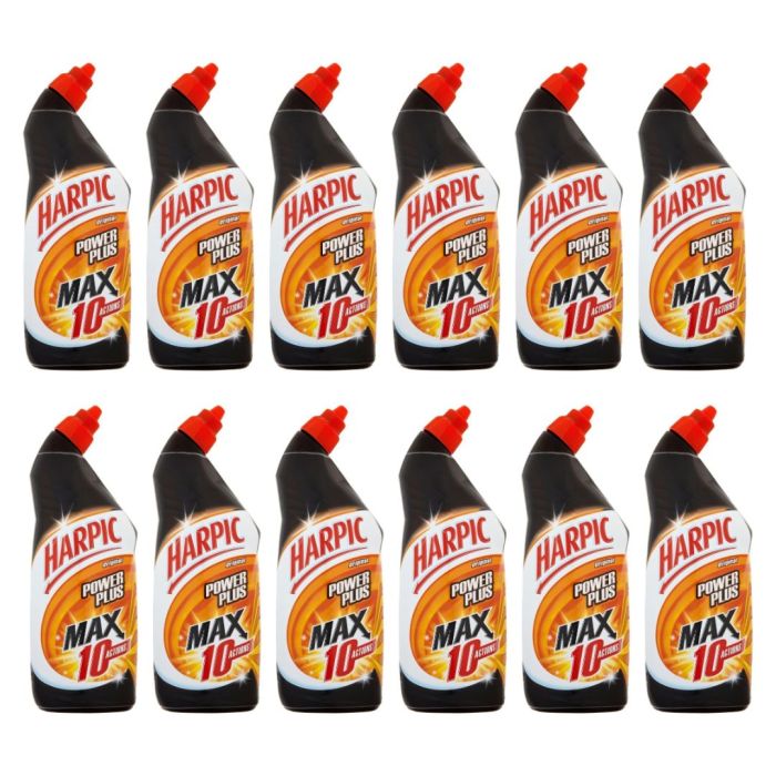 Harpic Power Plus Toilet Cleaner Original 750ml - Pack of 12