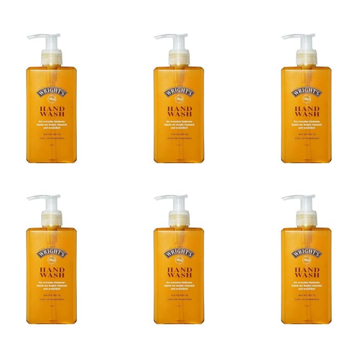 Wrights Cleansing Hand Wash with Coal Tar Fragrance 250 ML - Pack of 6