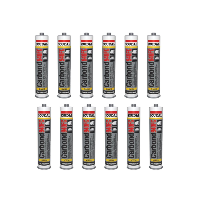 Soudal SDCB940BL 940FC Carbond Black 310ml - Pack of 12