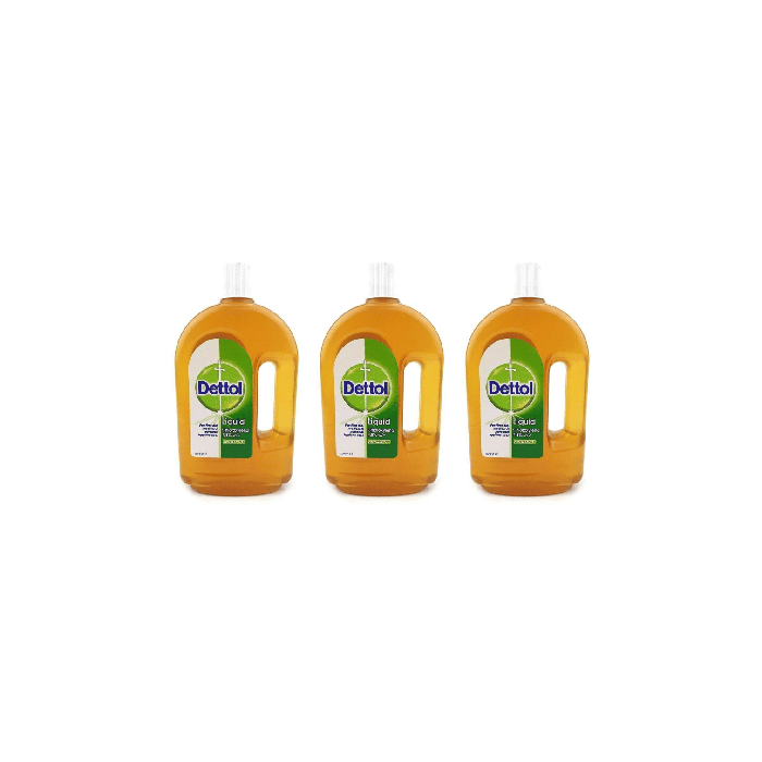 Dettol Antiseptic Disinfectant Liquid 750ml - Pack of 3