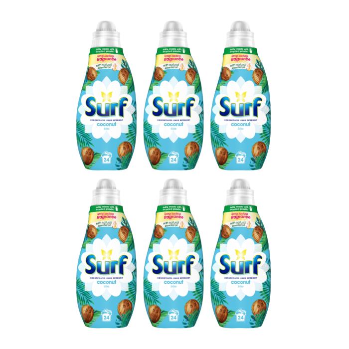 Surf Liquid Coconut Bliss 24w 648ml - Pack of 6