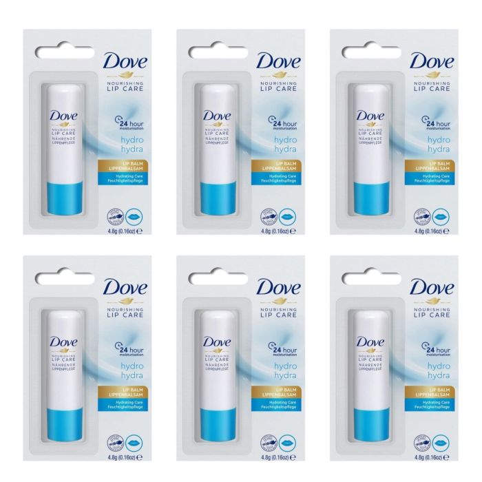 Dove Hydro Nourishing Lip Care Lip Balm 4.8gm - Pack of 6