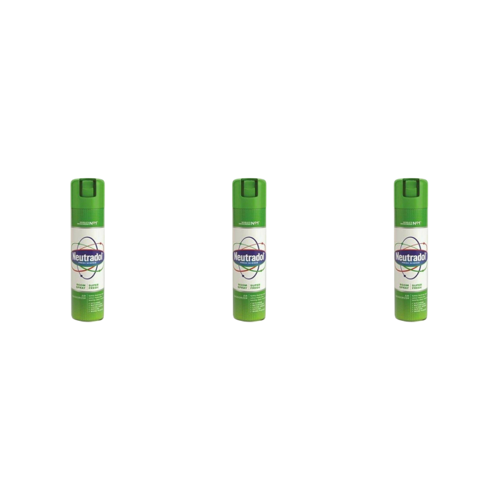 Neutradol Odour Destroyer Air Freshener Spray Super Fresh 300ml - Pack of 3