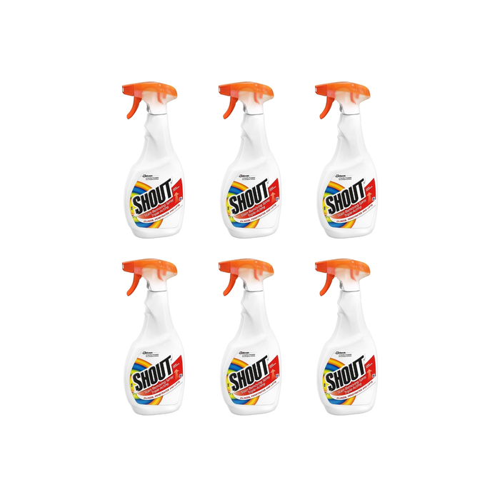 Shout Laundry Stain Remover Spray 500ml triple-acting pre-wash fabric treatment
