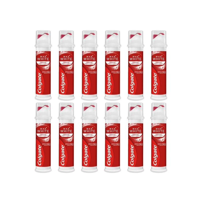 Colgate Max White Luminous Whitening Toothpaste Pump 100ML