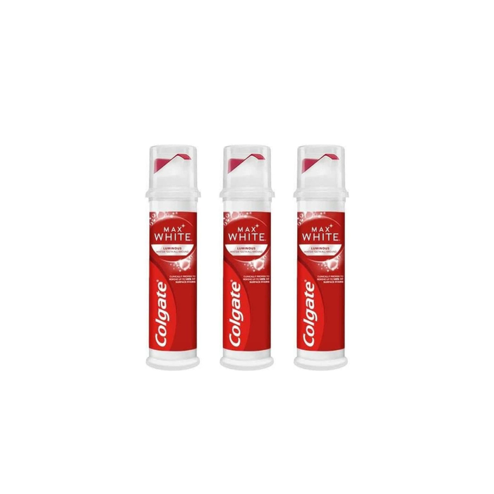 Colgate Max White Luminous Whitening Toothpaste Pump 100ML