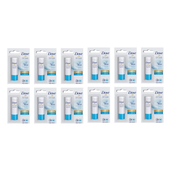 Dove Hydro Nourishing Lip Care Lip Balm 4.8gm - Pack of 12