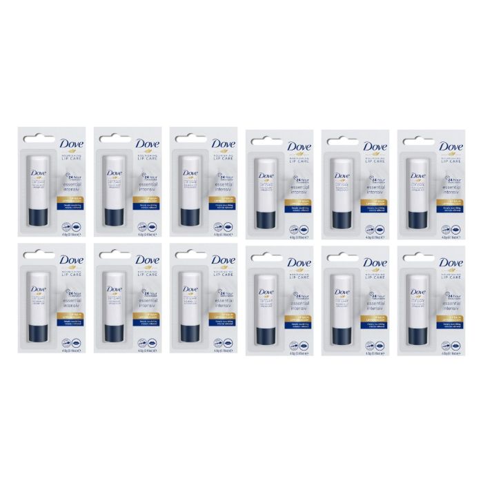 Dove Lip Balm Nourishing Essential Intensive 4.8g - Pack of 12