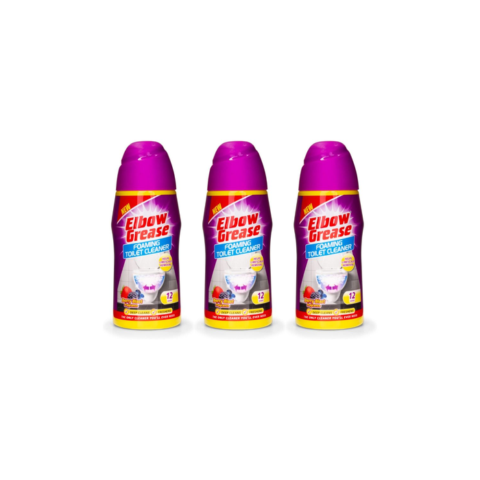 Elbow Grease Foaming Toilet Cleaner Berry Blast 500g bottle
