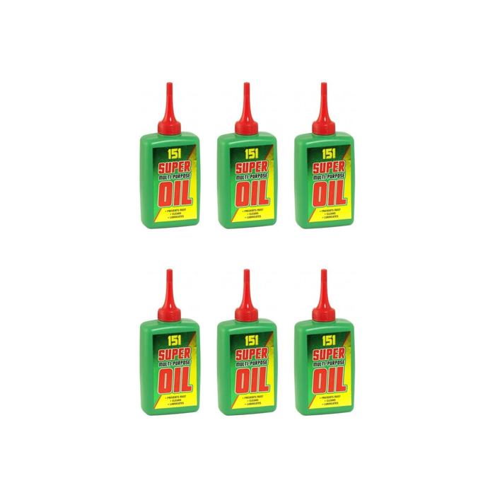 151 Super Multipurpose Lubricant Oil Bottle 100ML  - Pack of 6