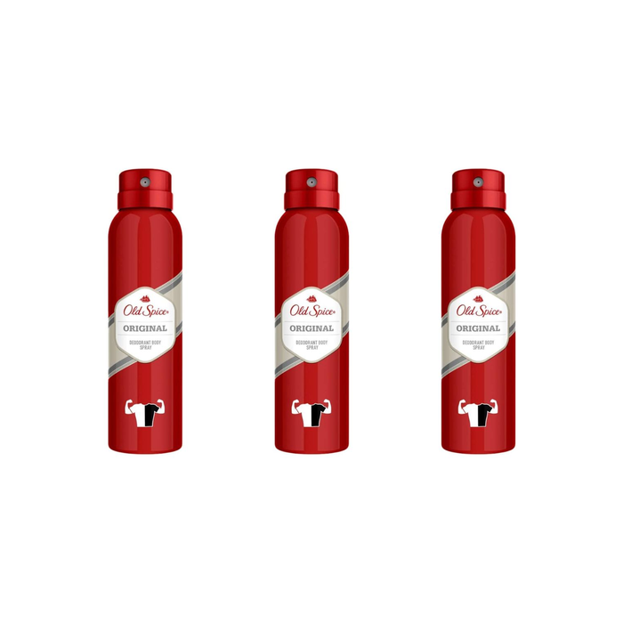 Old Spice Original Bodyspray For Men 150ML - Pack of 3