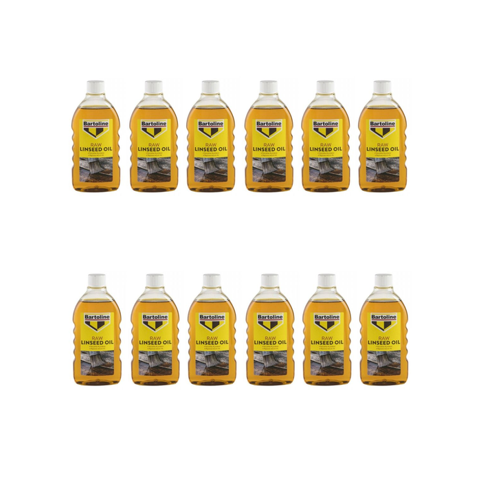 Bartoline Raw Linseed Oil 500ml - Pack of 12