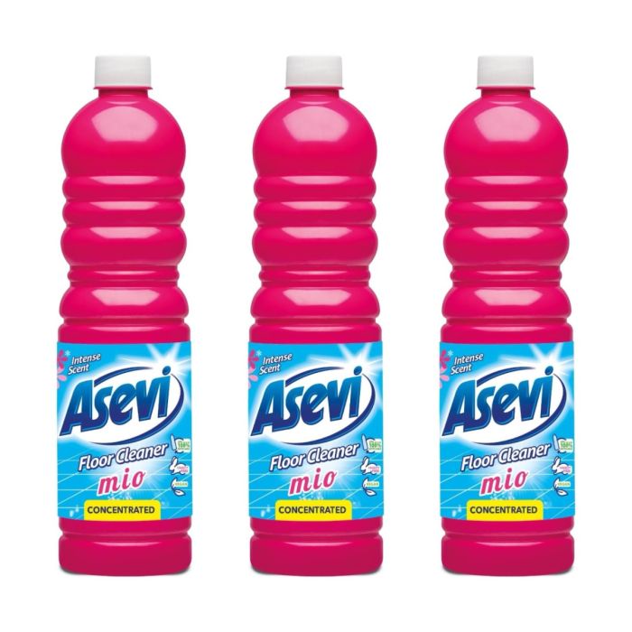 Asevi Mio Floor Cleaner Concentrated 1L - Pack of 3