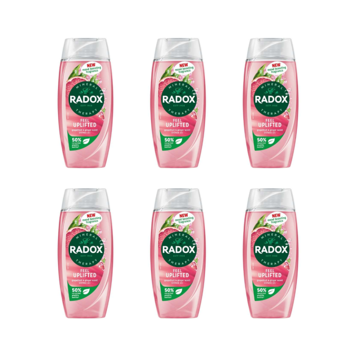Radox Feel Uplifted Shower Gel 250ml - Pack of 6