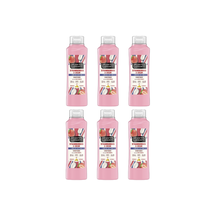 Alberto Balsam Strawberries & Cream Conditioner 350ml - Pack of 6