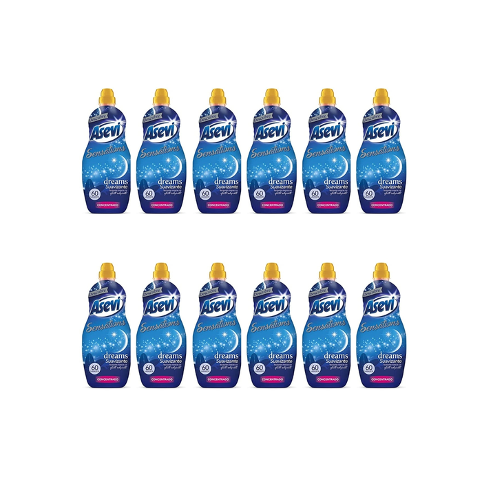 Asevi Sensations Dreams Concentrated Fabric Softener Liquid 60 Washes 1.5L