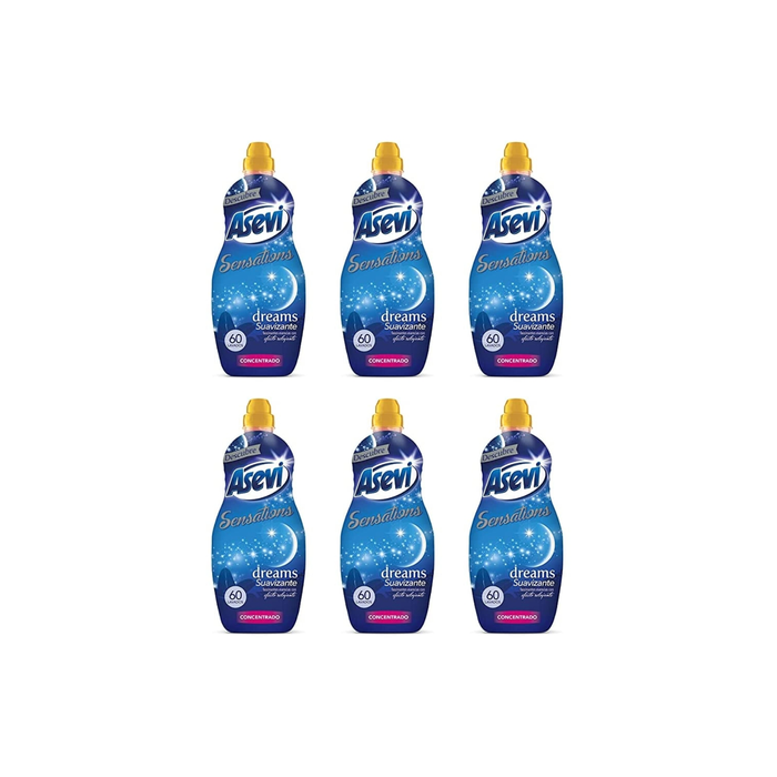 Asevi Sensations Dreams Concentrated Fabric Softener Liquid 60 Washes 1.5L