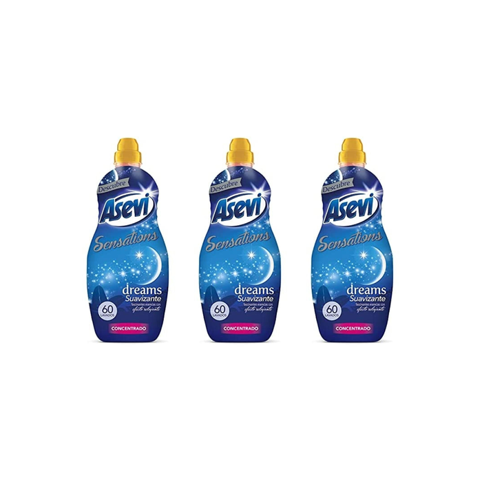Asevi Sensations Dreams Concentrated Fabric Softener Liquid 60 Washes 1.5L
