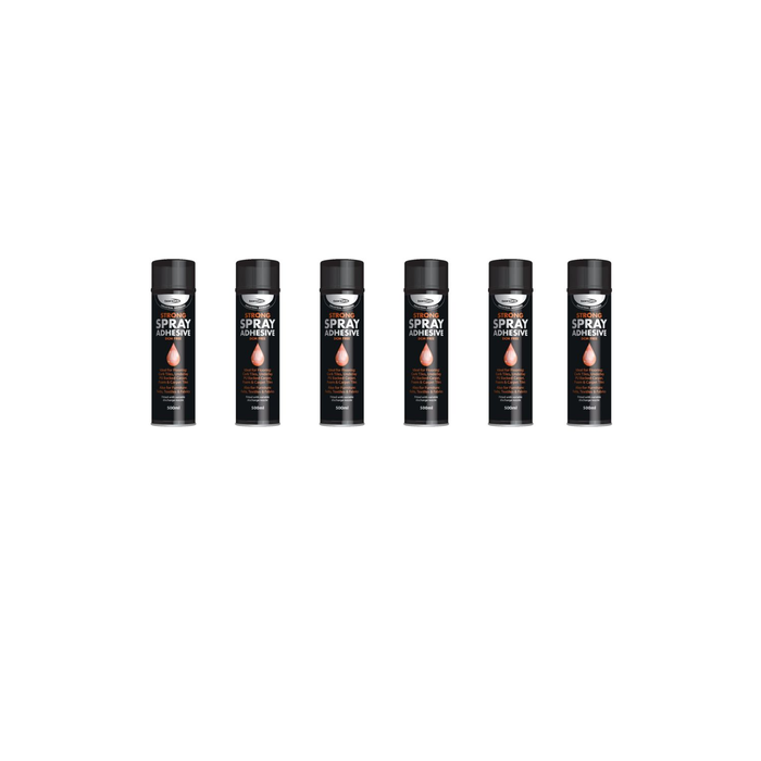 Bond It Strong Adhesive Spray Contact Multi Purpose Glue 500ml - Pack of 6
