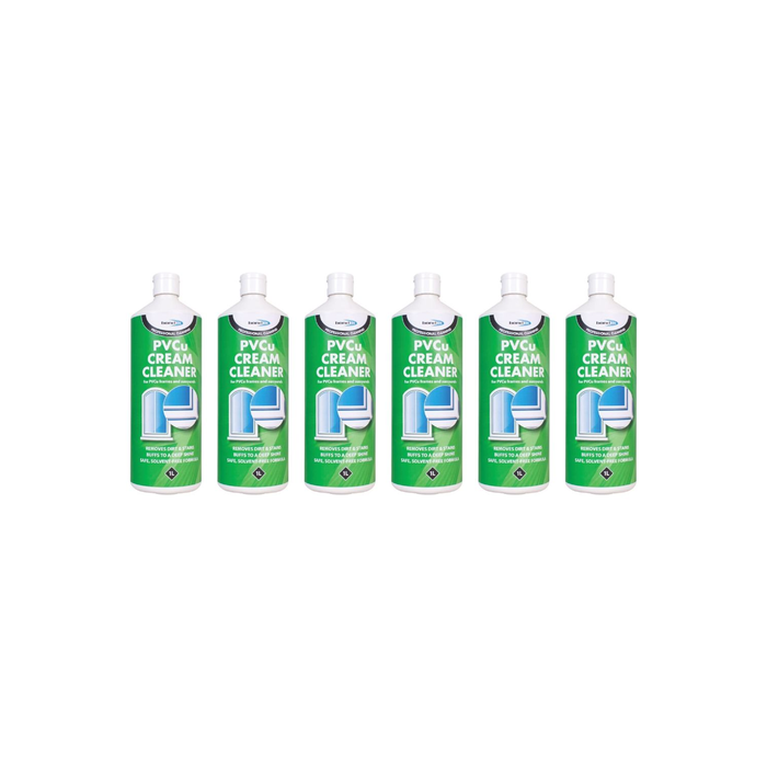 Bond It Professional Cleaning PVCu Cream Cleaner for Frames & Surrounds 1L - Pack of 6