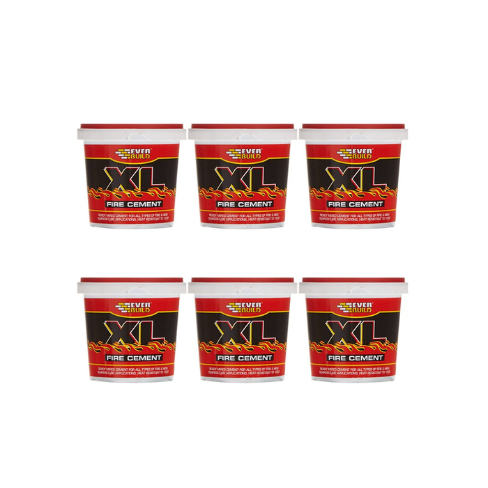 Everbuild XL Fire Cement Buff 2 kg - Pack of 6