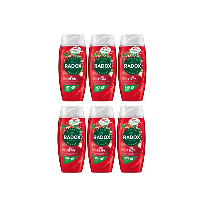 Radox Feel Ready Shower Gel 250ml - Pack of 6