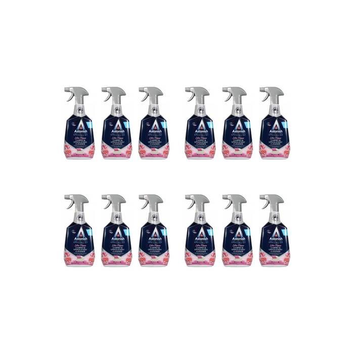 Astonish Specialist Carpet & Upholstery Cleaner Spray Lotus Flower 750ml - Pack of 12