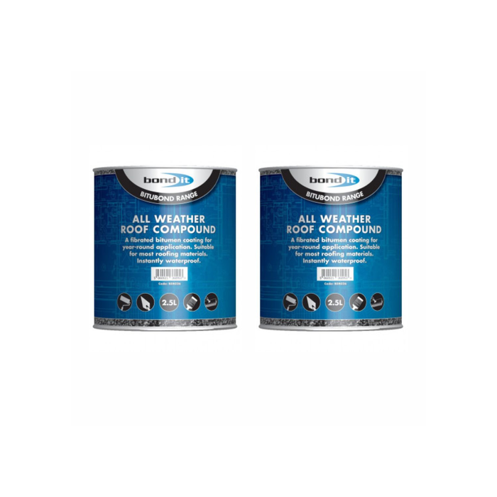 Bond It All-Weather Protective Roof Compound 2.5L - Pack of 2