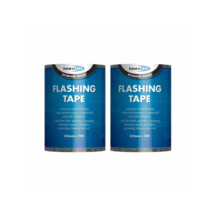 Bond It Bitubond Waterproof Self Adhesive Flashing Tape 225mm x 10m - Pack of 2