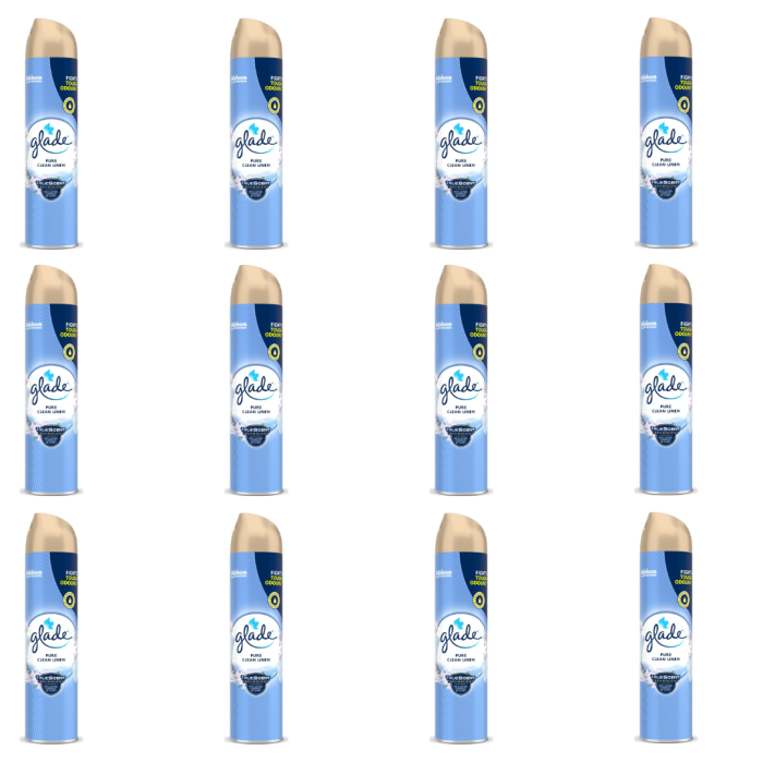 Glade Pure Clean Linen aerosol room spray 300ml air freshener
