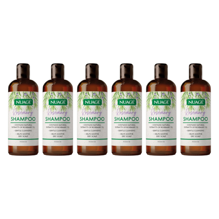 Nuage Rosemary Shampoo 400ml - Pack of 6