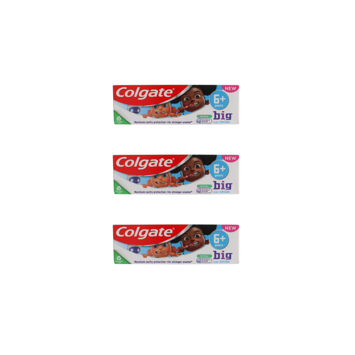 Colgate Big Kids Smiles Toothpaste 6+Years 50ML - Pack of 3