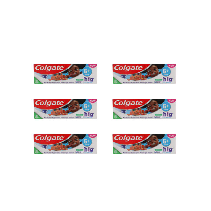 Colgate Big Kids Smiles Toothpaste 6+Years 50ML - Pack of 6