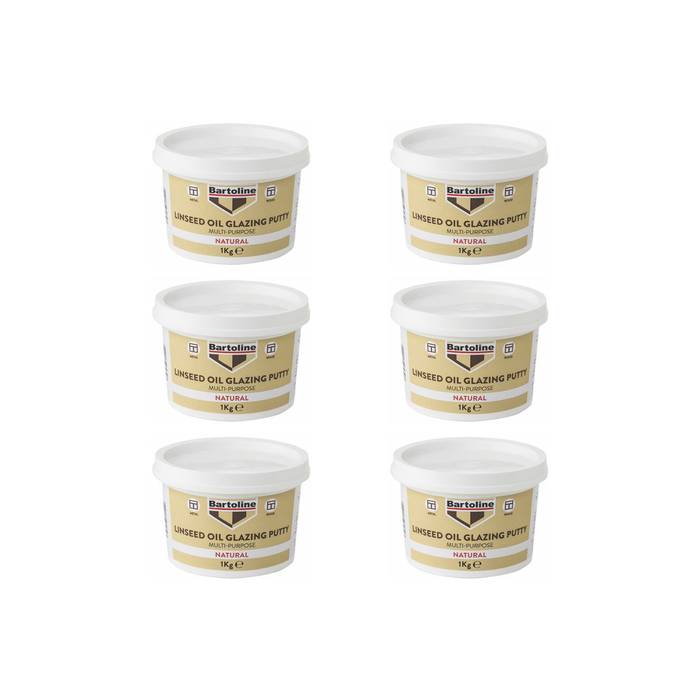 Bartoline Multi-Purpose Linseed Oil Glazing Putty 1kg