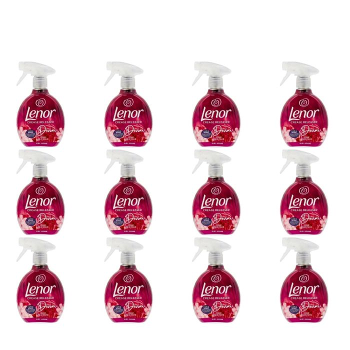 Lenor Crease Releaser Spray Divine Ruby Jasmine 500ml - Pack of 12