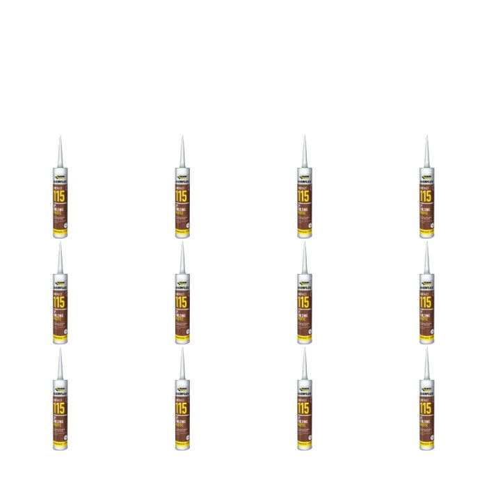 Everbuild Everflex 115 Contract GP Building Mastic White 285ml - Pack of 12