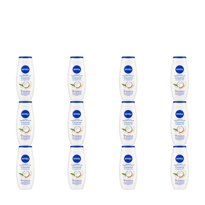 Nivea Care Shower Coconut & Jojoba Oil Body Wash 250ml - Pack of 12