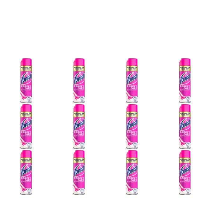 Vanish Carpet Cleaner Upholstery Power Foam Shampoo 600ml - Pack of 12
