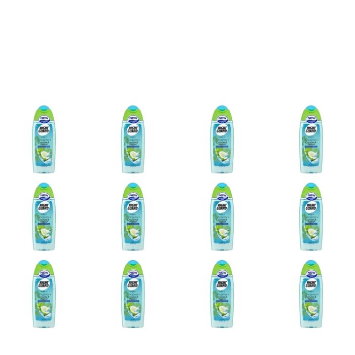 Right Guard Coconut Water Women Shower Gel 250ml - Pack of 12