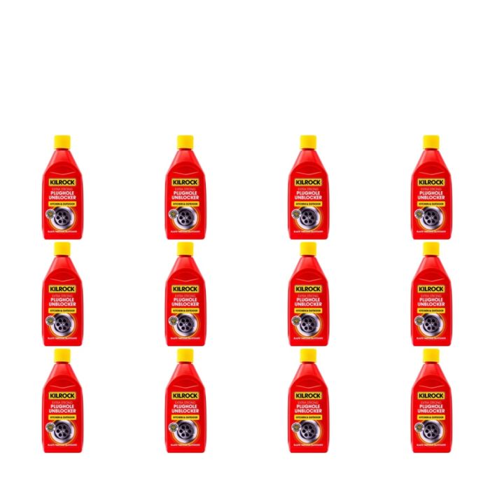 Kilrock Plughole Unblocker 500ml - Pack of 12