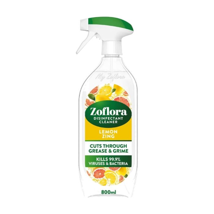 Zoflora Disinfectant Cleaner Spray Lemon Zing 800ml