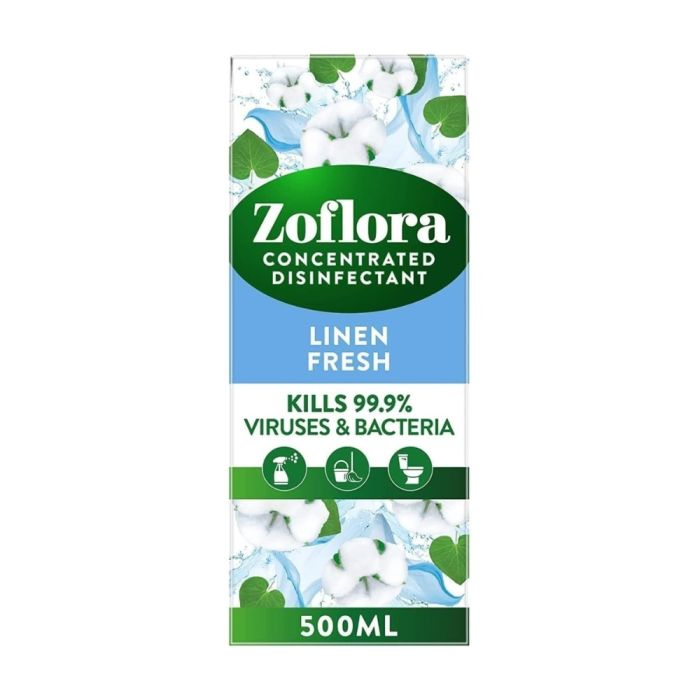 Zoflora 3in1 Action Concentrated Disinfectant Linen Fresh 500ml