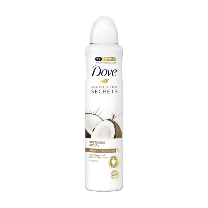 Dove Coconut & Jasmine Moisturising Cream Anti-Perspirant Spray 250ml
