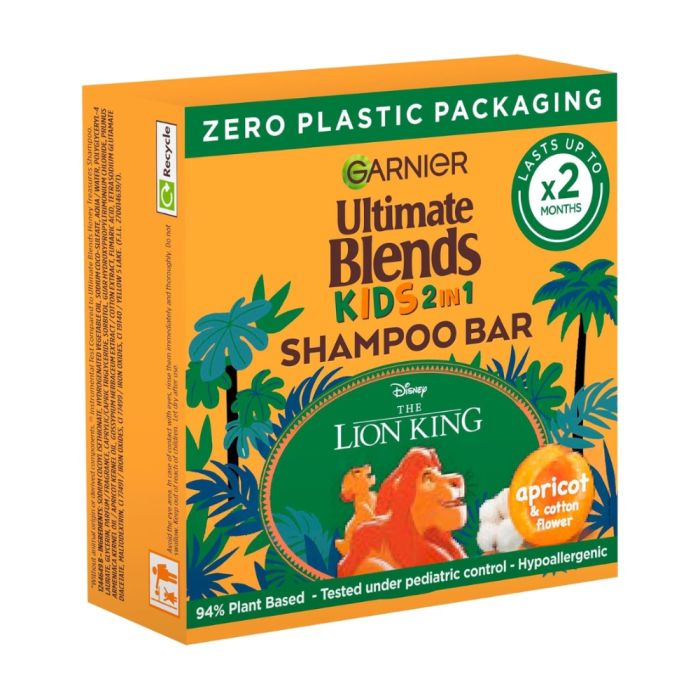 Garnier Ultimate Blends Kids Apricot Shampoo Bar 60g